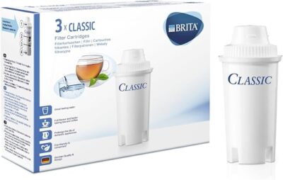 BRITA Filterkartuschen Classic 3er Pack - geeignet für ältere BRITA Wasserfilter