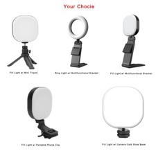 Choice from Selfie Light, LED High Power Clip-on Phone Light w/ Bracket or Clip