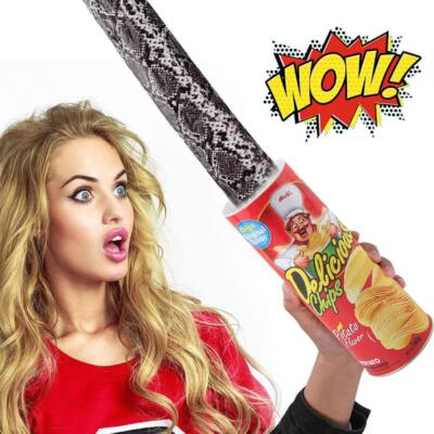 Trick Halloween In Can Gag Playing Potato Chips Toy Prank Simulation Snake 7U2D