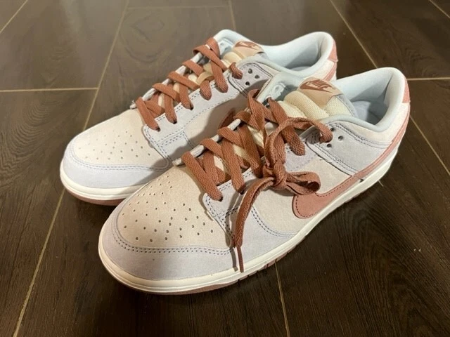 Nike Dunk Low Retro PRM Men's 9.5 Phantom Fossil Rose Aura