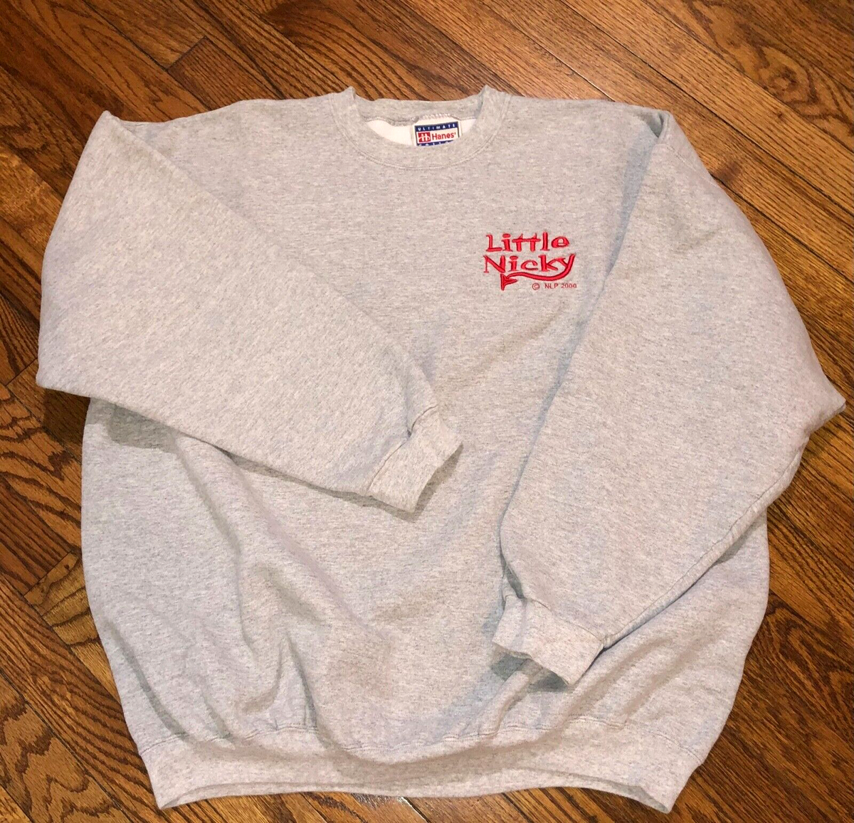 2000 little Nicky movie sweat Shirt vtg cult horror comedy 90s