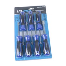 Image of US PRO 7pc Nut Spinner Set | Metric Sizes 5–13mm CR-V Screwdriver Style Tool