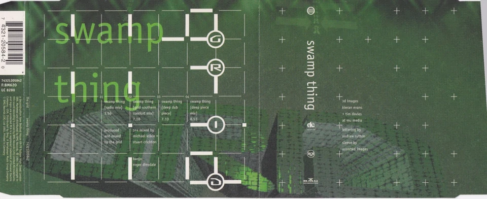 The Grid - Swamp Thing  (4 Track Maxi CD) - Bild 1 von 1
