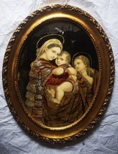 La Madonna Della Seggiola Raffaello Sanzio Collage Antico cornice d'epoca