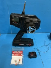 JR Racing XR3i FM Radio System: 3-Channel Transmitter and R135 Receiver-75MHz FM