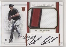 2017 Panini National Treasures Gold 40/49 Braden Shipley #166 Auto 0jd0