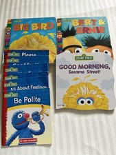 Sesame Street Books Lot 9 Of Books