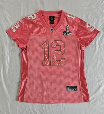Reebok Green Bay Packers Aaron Rodgers Super Bowl Pink Football