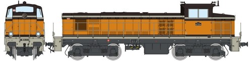 Ree Access JM015 Locomotive diesel BB 63095, Livrée Arzens Chamois 432, plaques - Imagen 4 de 4