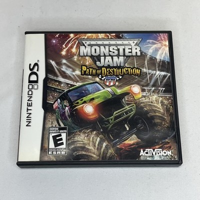 Monster Jam: Path of Destruction (Nintendo DS, 2010) COMPLETE