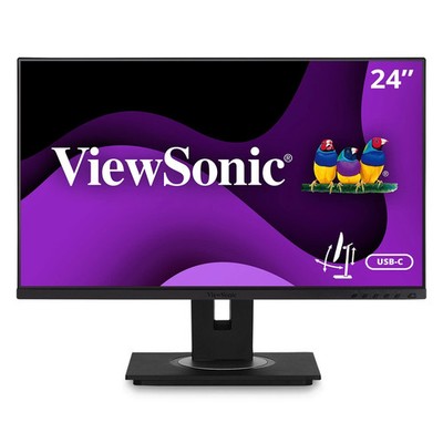 ViewSonic IPS Monitor VG2455 24'' 1080p Ergonomic 40-Degree Tilt with USB C