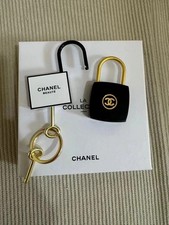 NEW CHANEL PadLock Lock  Key Set Rare Counter VIP Giveaway Gift Bag Keychain