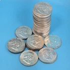 Lot Of 40 US Silver 90% Franklin Liberty Half Dollar Coins 499.6g