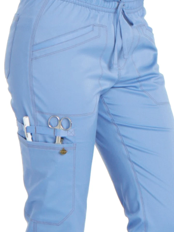 Pantalón Dickies para mujer pierna recta con cordón, azul Ciel, talla: XX-grande Foto 3 de 3