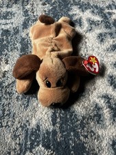 Ty Beanie Babies Bones The Dog Vintage 1993/1994 Tag Errors PVC Pellets Retired