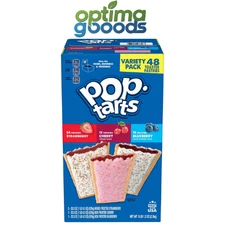 Pop-Tarts Frosted Variety Pack 48 Count Toaster Pastries Breakfast Snacks.