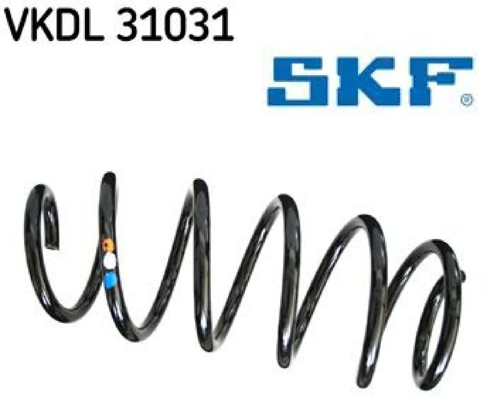 Skf Fahrwerksfeder Vorderachse Vkdl 31031 Für Vag - Bild 2