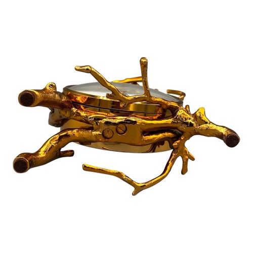 Global Views Twig Brass Clock - Picture 9 of 9