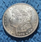 1878-S Morgan Silver Dollar BU 90% Silver San Francisco US Mint Coin