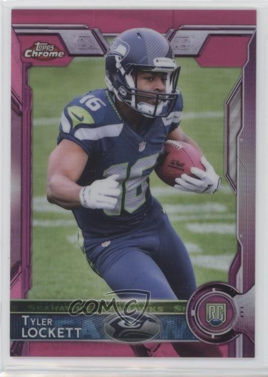 2015 Topps Chrome Rookies BCA Pink Refractor 158/399 Tyler Lockett #178 6q5