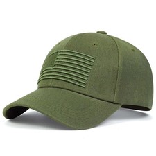Black American Flag Embroidered Low Profile Baseball Cap US Flag Hat Adjustable