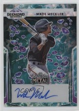 2023 Leaf Metal Diamond Wonders Water Wave 1/6 Wade Meckler #DW-WM1 Auto 1o97