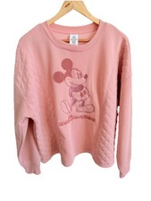 Disney Parks Mickey Mouse Fleece Sweatshirt Blush/Pink Size XL Disneyland World