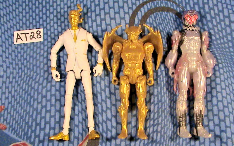Lot of 3 Mixed 6." action figures, Cartoon TV Theme, Monsters, item #AT28