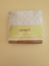 Carters Super Soft Changing Pad Cover Blue Dot Fit 16" x 32" Baby Infant Toddler