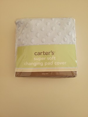 Carters Super Soft Changing Pad Cover Blue Dot Fit 16'' x 32'' Baby Infant Toddler