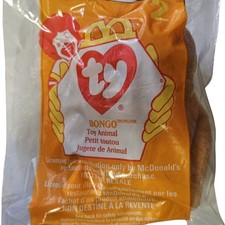 1998 McDonalds TY Teenie Beanie Babies Bongo 2 New in Package