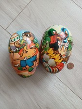 2x  Papposterei zum Bef&uuml;llen, beklebt, 50er 60er, West Germany, Zugabe
