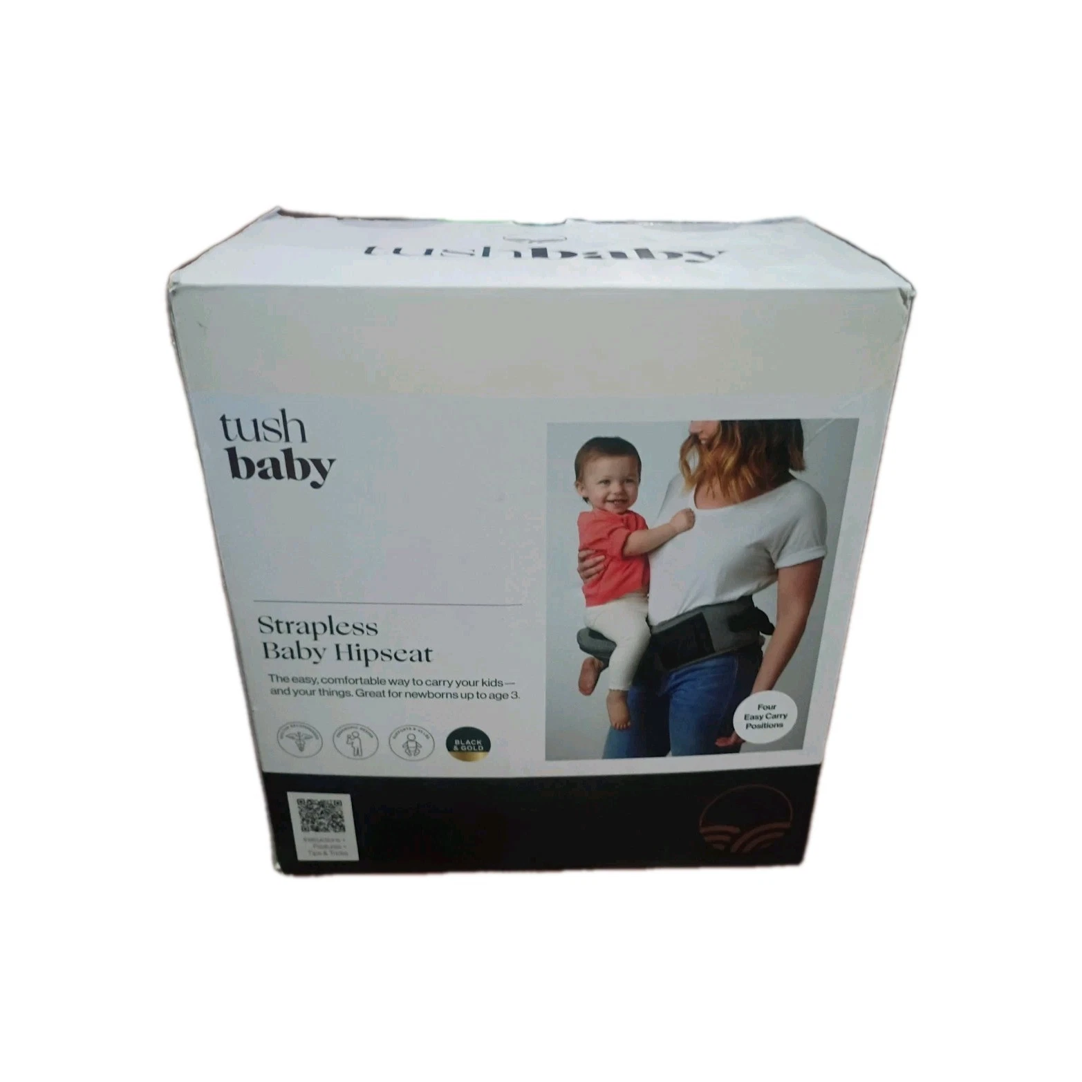 Tushbaby Original Hip Seat Baby Carrier for Babies & Toddlers up to 45 lbs,...