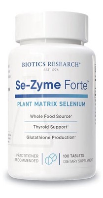Biotics Research Se-Zyme Forte   Whole Food Selenium Cognitive Heath 100 Tablets