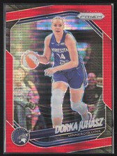 2025 Panini Prizm WNBA #109 Dorka Juhasz Red Pulsar Prizms #/299