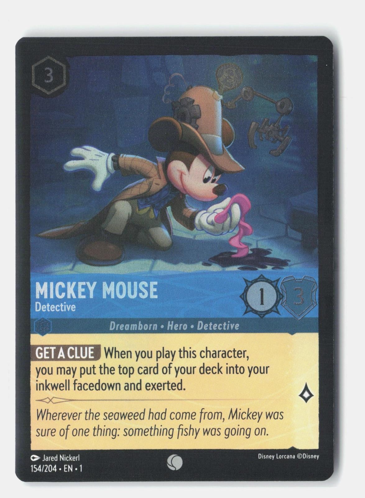 The First Chapter Mickey Mouse Common, Cold Foil #154/204