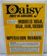 Vtg Daisy First In Airguns Models 105b 95b 111b 1938b Bb Gun Operation Manual Vtg Daisy First In Airguns Models 105b 95b 111b 1938b Bb Gun Operation Manual