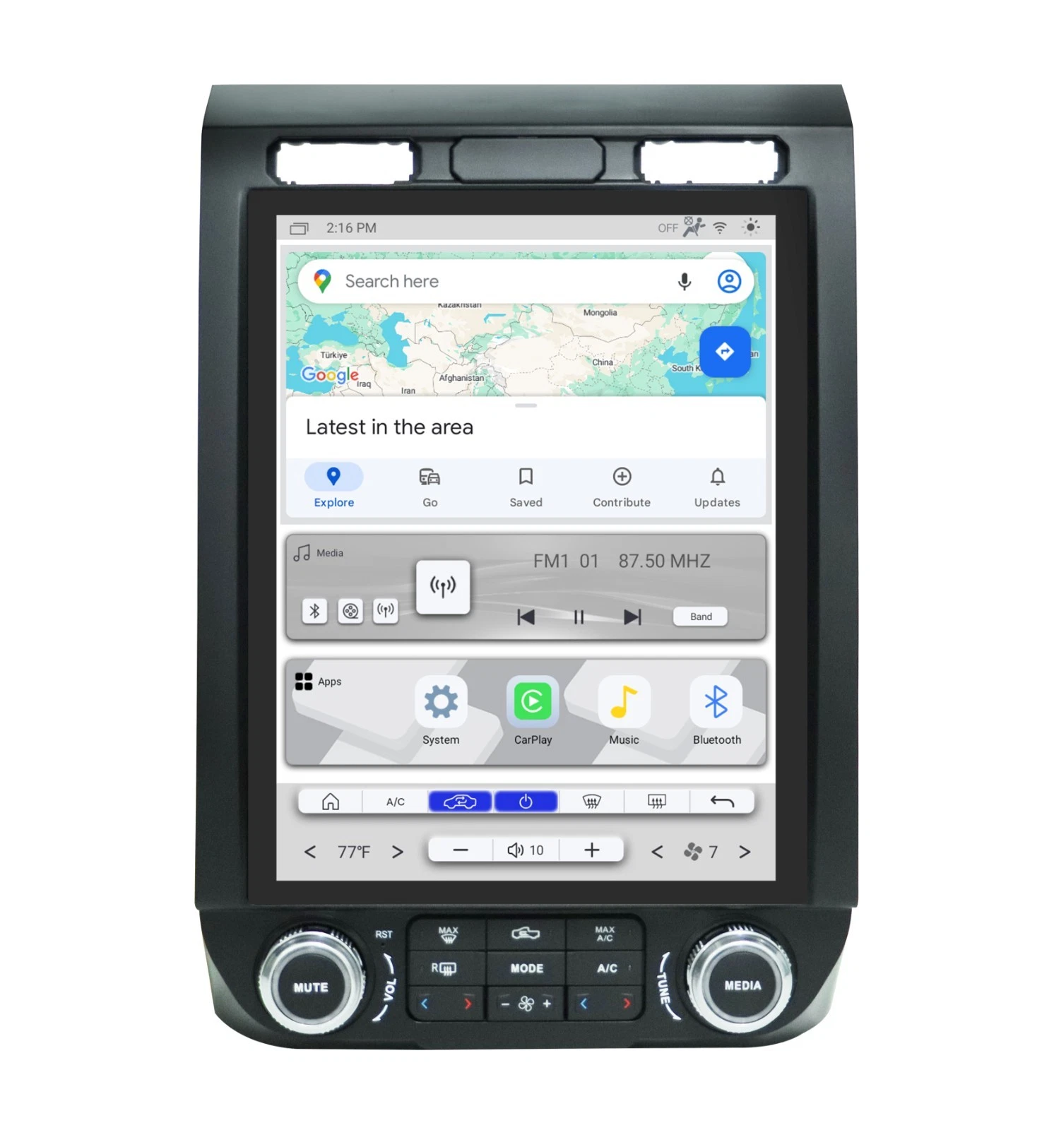 12.1" Linkswell T-Style LITE 2 Android Radio for 2015-2022 Ford F-Series Carplay - Picture 1 of 6