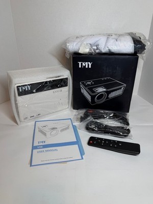 TMY V08 Mini Projector 720p 100  Screen HDMI USB Stream Netflix Hulu B8