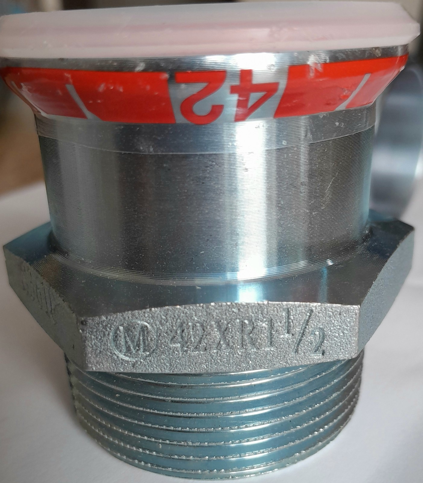 GEBERIT MAPRESS MALE IRON STRAIGHT CONNECTOR 42MM X 1.1/2 