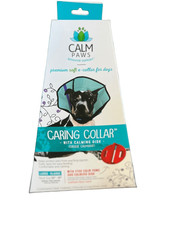 Calm Paws Dog E Collar Size L Soft Calming Gel Patch Disk Behavior Support