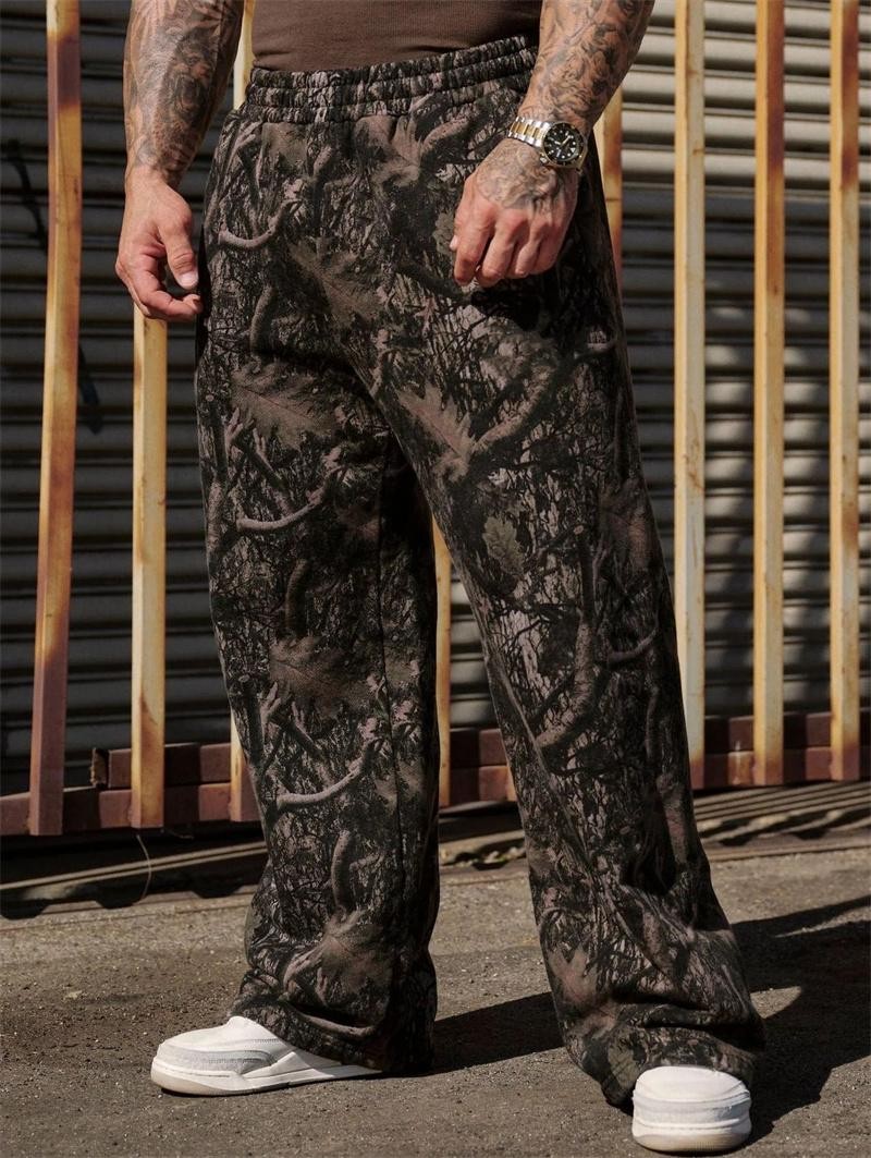 Young La 2133-TREE CAMO BAGGY SWEATS Jogging Comfort Unisex