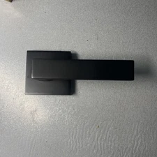 6 Pack| Dummy Door Handles in Matte Black, Non-Turning Door Levers