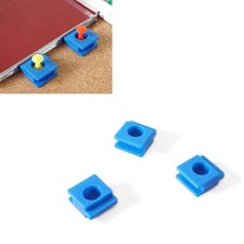 ZAWAGIIK Lead Glass Stop Blocks 100Pcs Stained Making Tool Blue