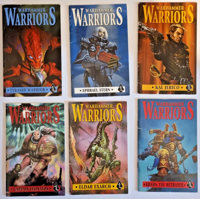 Warhammer Warriors Black Library Gamebooks Full Set Very light use