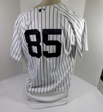 2018 New York Yankees Luis Cessa #85 Game Used White Jersey 46 DP29457
