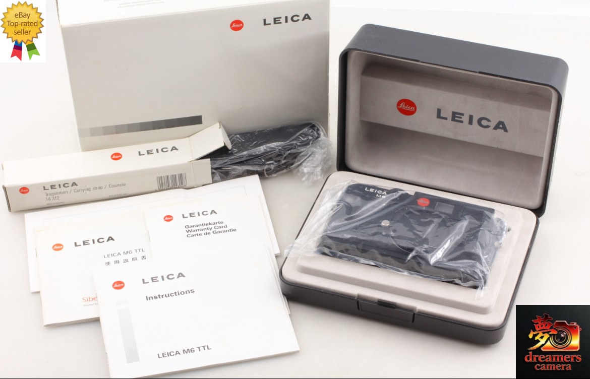 Japan limited [Unused Box] Leica M6 0.72 TTL Black Rangefinder Film Camera Body
