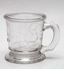 Antique Child’s Glass Mug-Harp & Bird with Eggs in Nest — photo 1