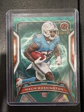 2024 TOPPS RESURGENCE MALIK WASHINGTON TEAL SURGE RC #/149 MIAMI DOLPHINS 
