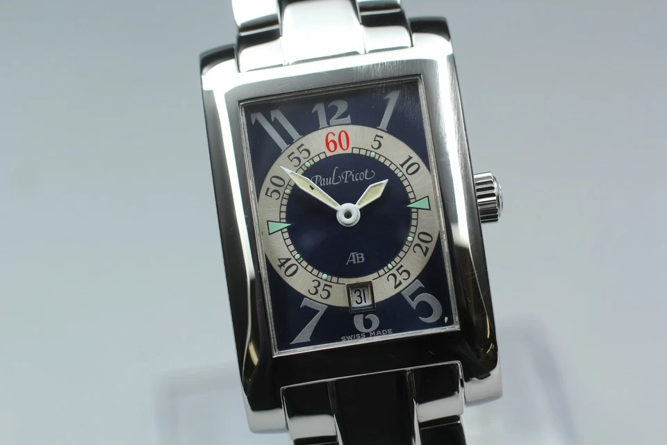 Near MINT w/ Box Paper Paul Picot American Bridge 4077 Quartz Ladies Watch JAPAN - Image 3 of 4